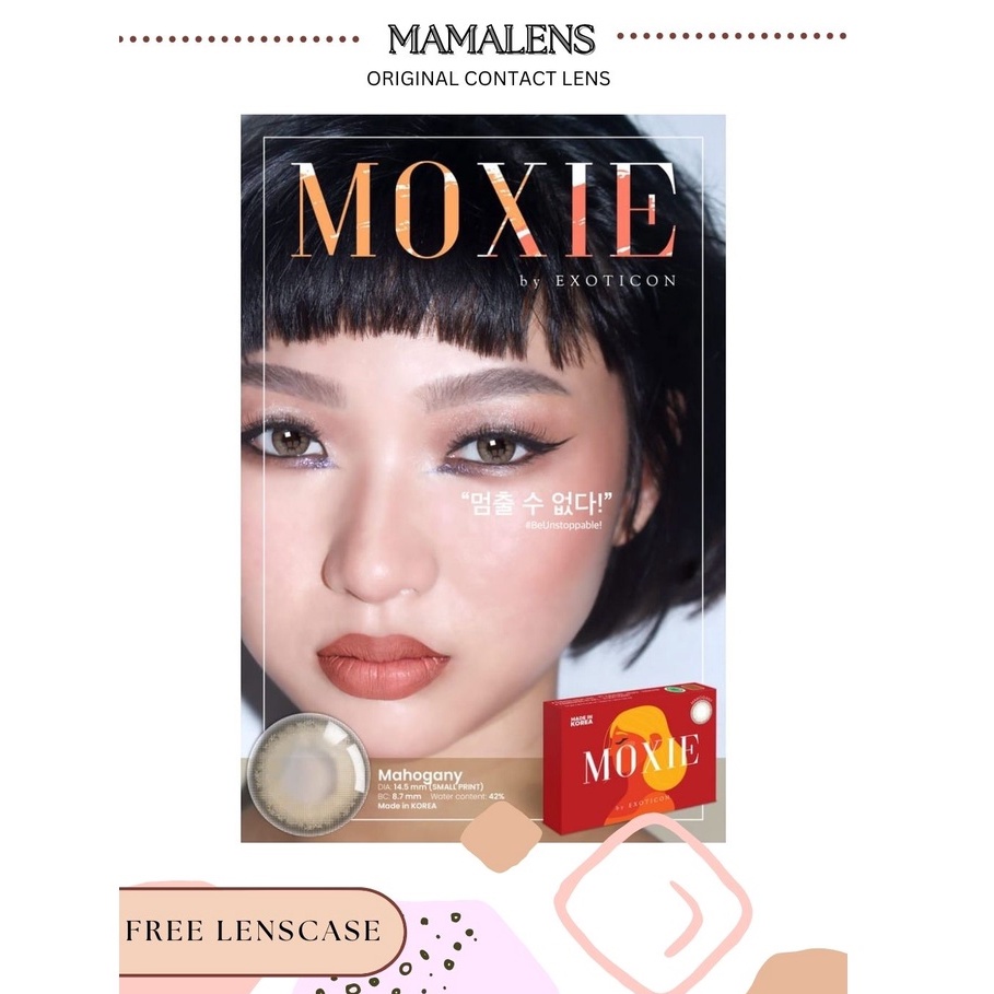 Softlens Moxie New Minus -2.25 sd -4.00 Free Lenscase -MAMALENS