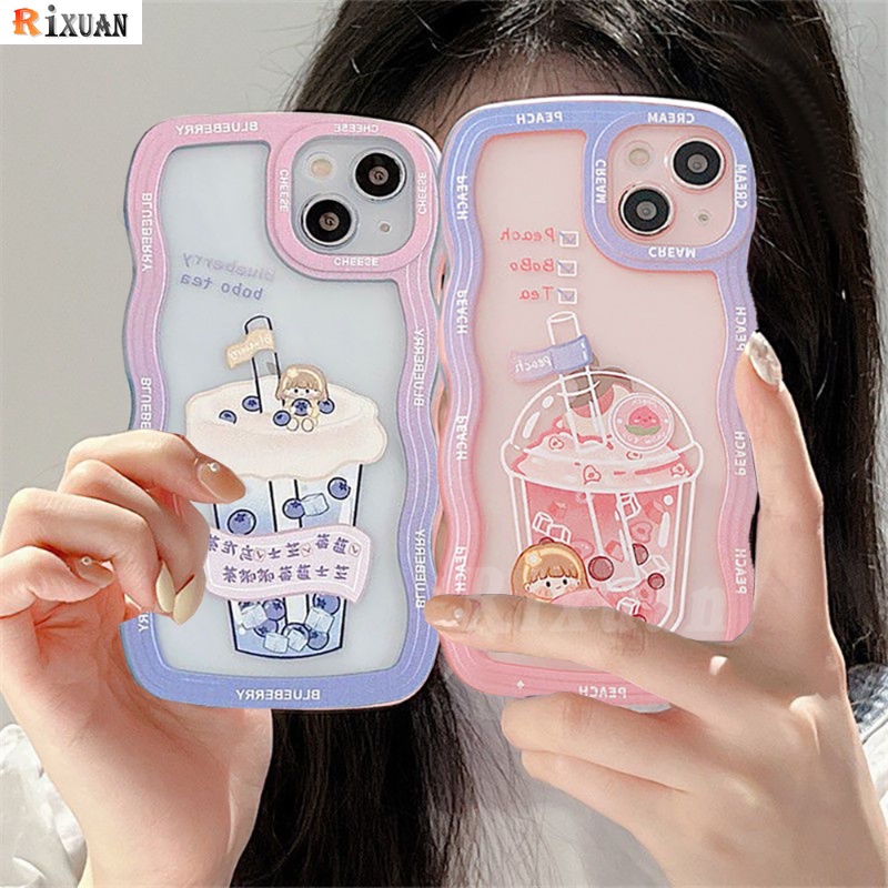 Casing Softcase Redmi Note 11 10C 9C 10A 9A 10 9T 9 Note8 10 10s 9 11s Poco X3 NFC M3 Motif Milk Tea