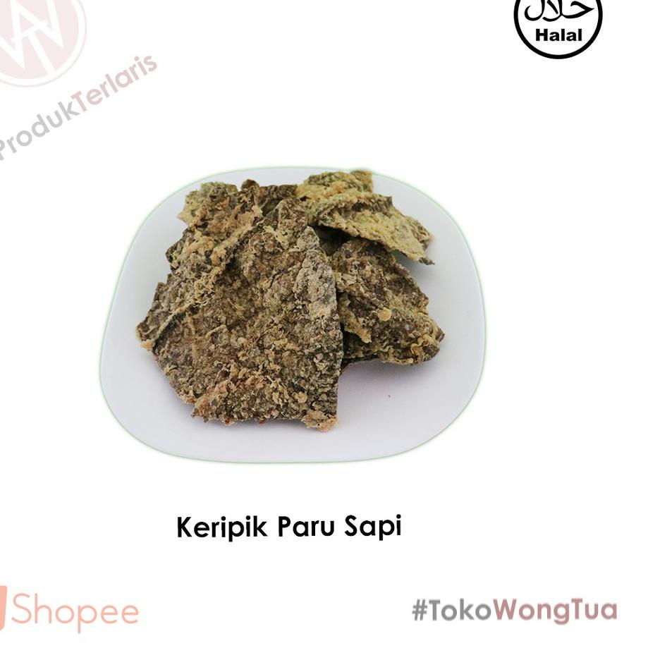 

㋿Z [Terlaris] Keripik Paru Spesial WT Asli Sapi Boyolali - Cemilan Kripik NEW 2487 ❁