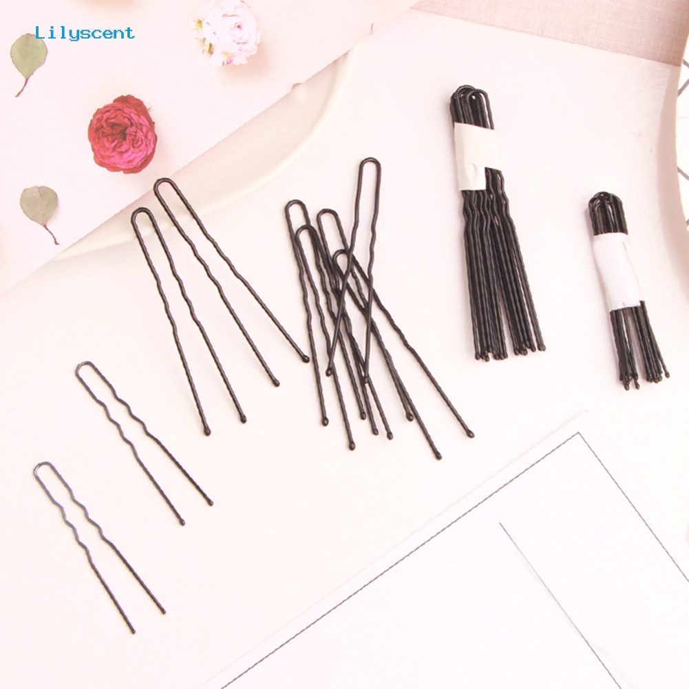 50 Pcs Jepit Rambut Bobby Pin Bentuk U Gelombang Untuk Salon