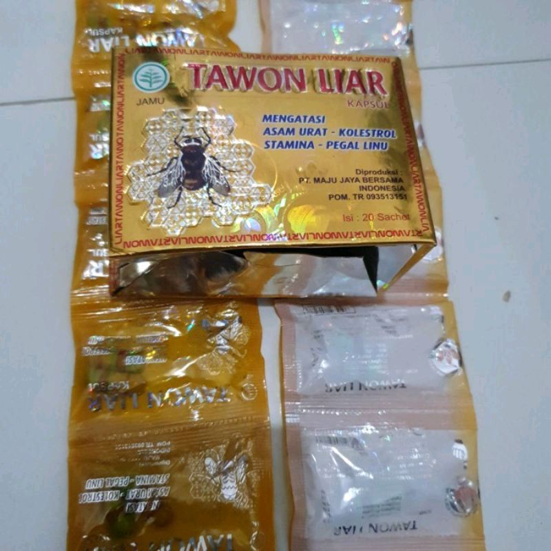 KapsulTawonLiar Asli Original Obat Kolesterol Asam Urat