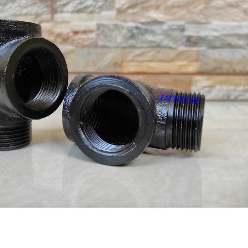 TEE/LETTER T CABANG TIGA POMPA AIR BESI ANTI KARAT (SAMBUNGAN POMPA)