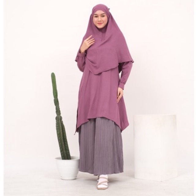 MINA TUNIK CRINKLE AIRFLOW By Hawacorner