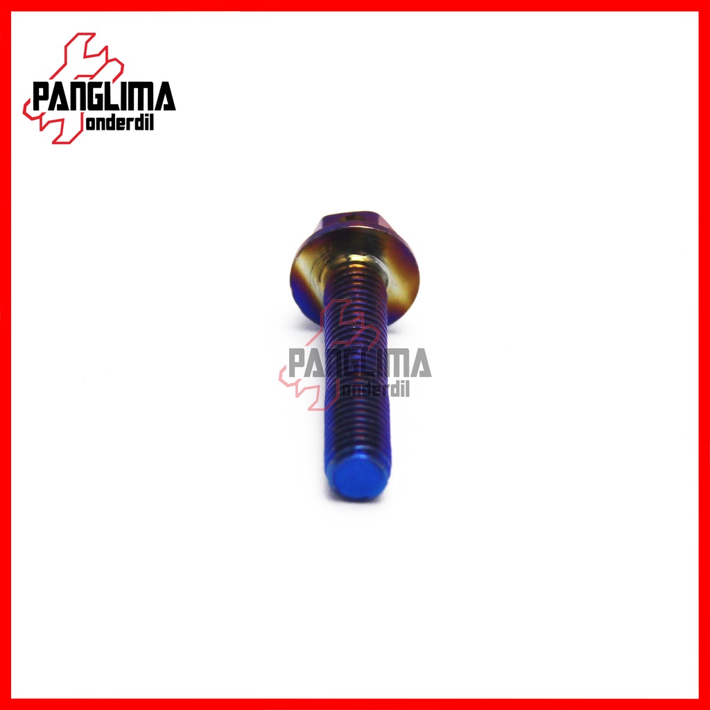 Baut Probolt M8x40-8x40-8 x 40 Drat-Kunci 12 Baud Blue-Biru Pro Bolt