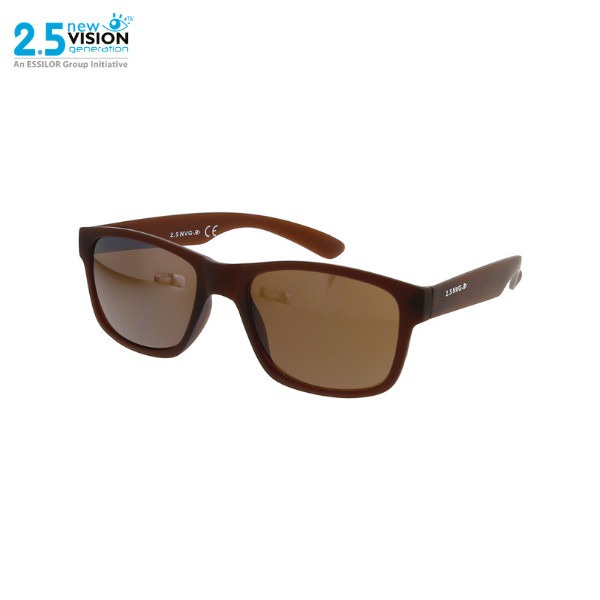 2.5 NVG  Sunglasses Brown SUN 104 0101 Kacamata Hitam Pria