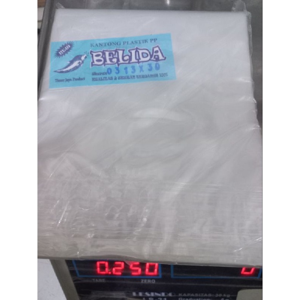 pp ikan belida 03x13x30 berat -+250g