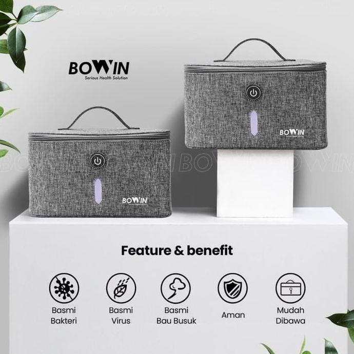 Bowin Uvc Bag Sterilisasi - Uvc Lampu Box Disinfeksi Virus - Kotak Uv