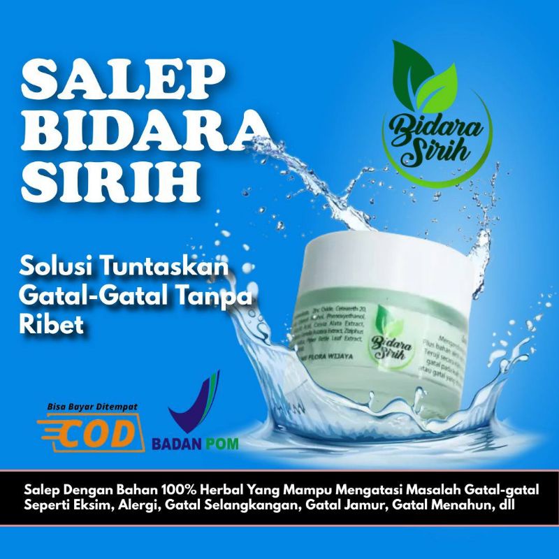 Saleb bidara sirih Salep Obat Gatal Jamur Selangkangan Eksim Jerawat Panu Kurap Dijamin Manjur 100%