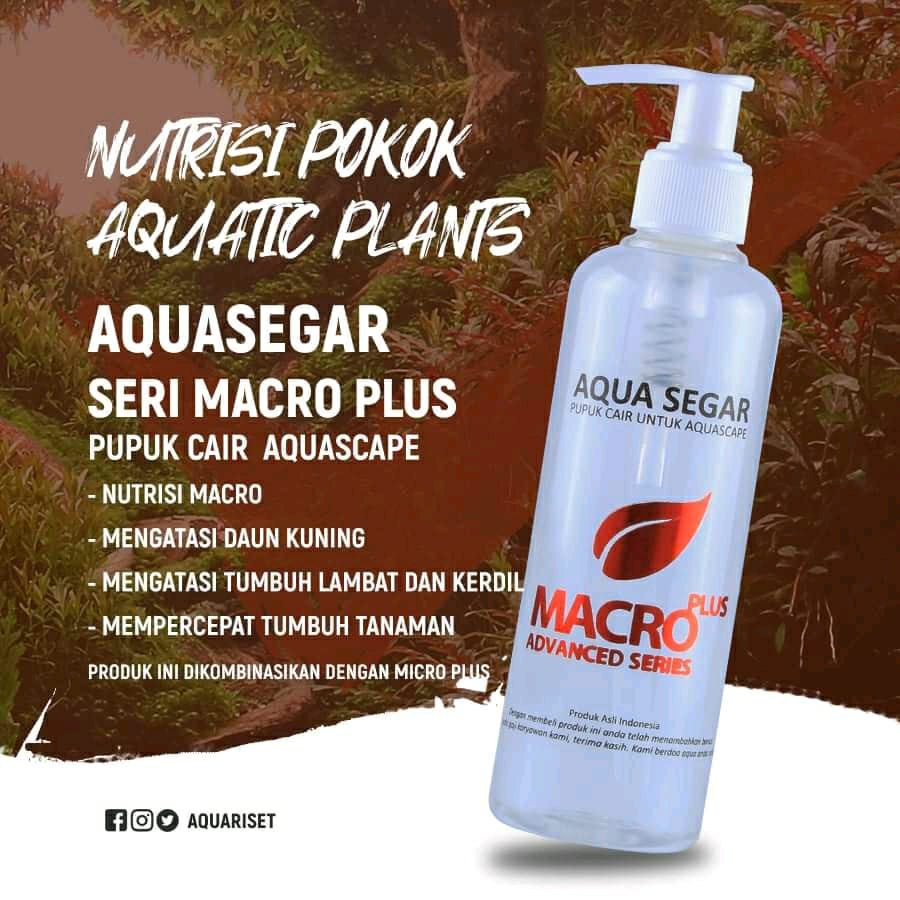 Aquariset Aqua Segar Macro Advanced Series 100ml / 250ml Pupuk Cair Aquascape Aquasegar