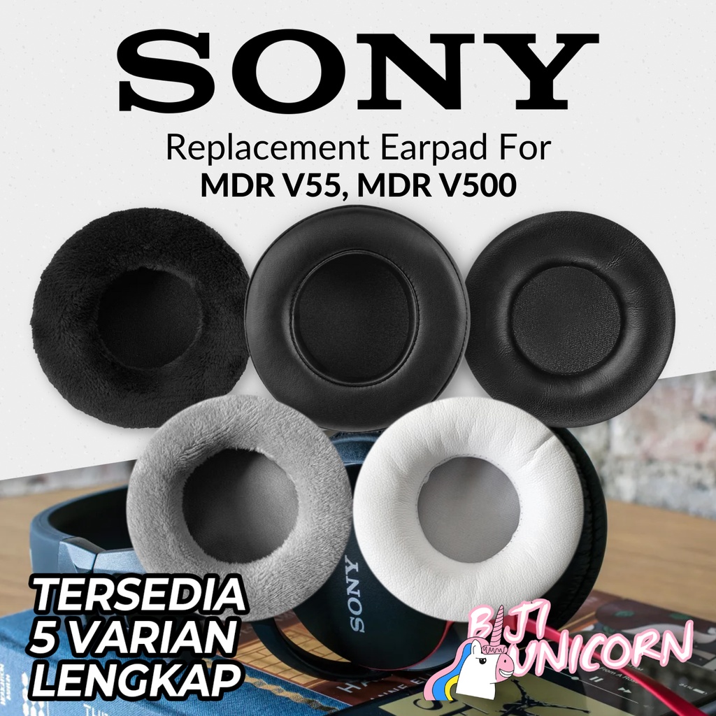 Earpad/Earcup/Ear Cushion/Pad/ Sony MDR-V55 V500 Busa Foam Bantalan