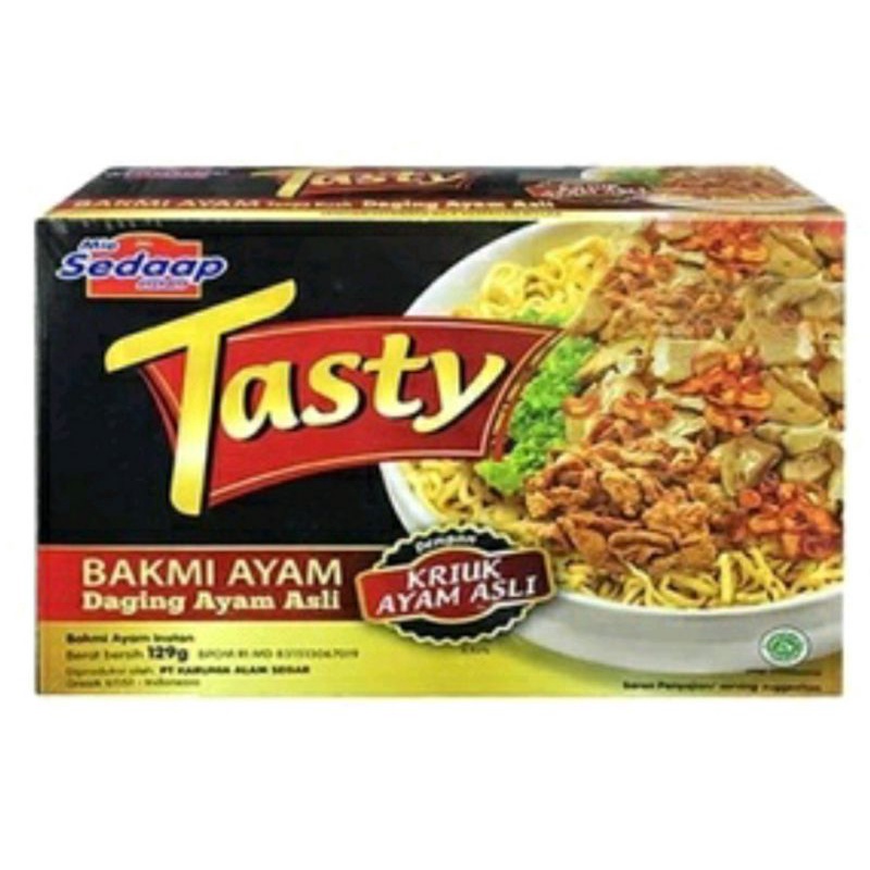 

MIE SEDAP GORENG TASTY BAKMIE DAGING AYAM ASLI 129GRAM PROMO DISKON TERMURAH