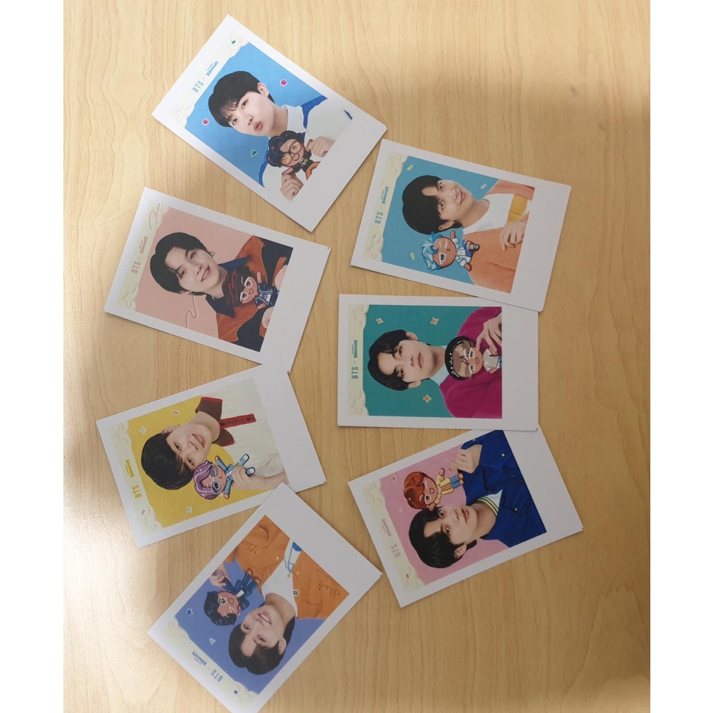 MURAH!!! FOTOCARD POLAROID KPOP 1SET ISI 7 BISA SATUAN RFJ347