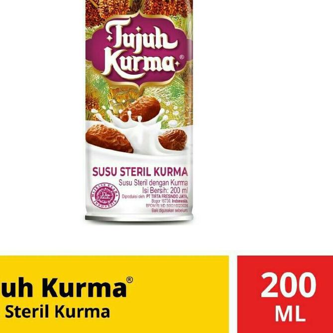 

READY ✅Susu Steril Tujuh Kurma 200 ml [7 Kurma] [ 1DUS ISI 12 PCS ]|RA9