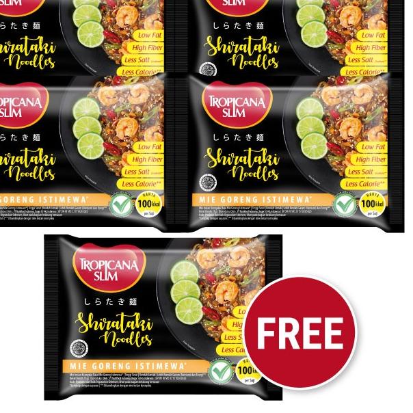 

Paling Baru BUY 4 GET 1 - Tropicana Slim Shirataki Noodle 71 g - Bantu Dukung Hidup Sehat FG3$
