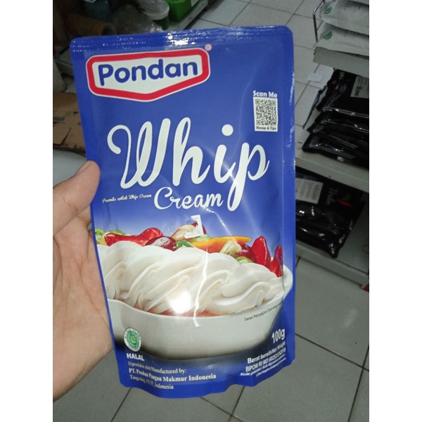 

Pondan whip cream 100gr