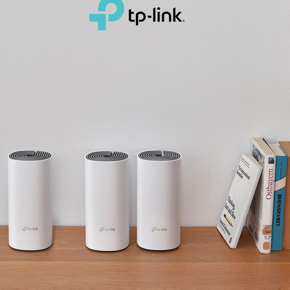 Promosi Spesial--TP-LINK Deco E4 (3pcs / 3 pack) Whole Home Mesh Wifi System router modem tp link router router tp link wifi modem tp link wifi
