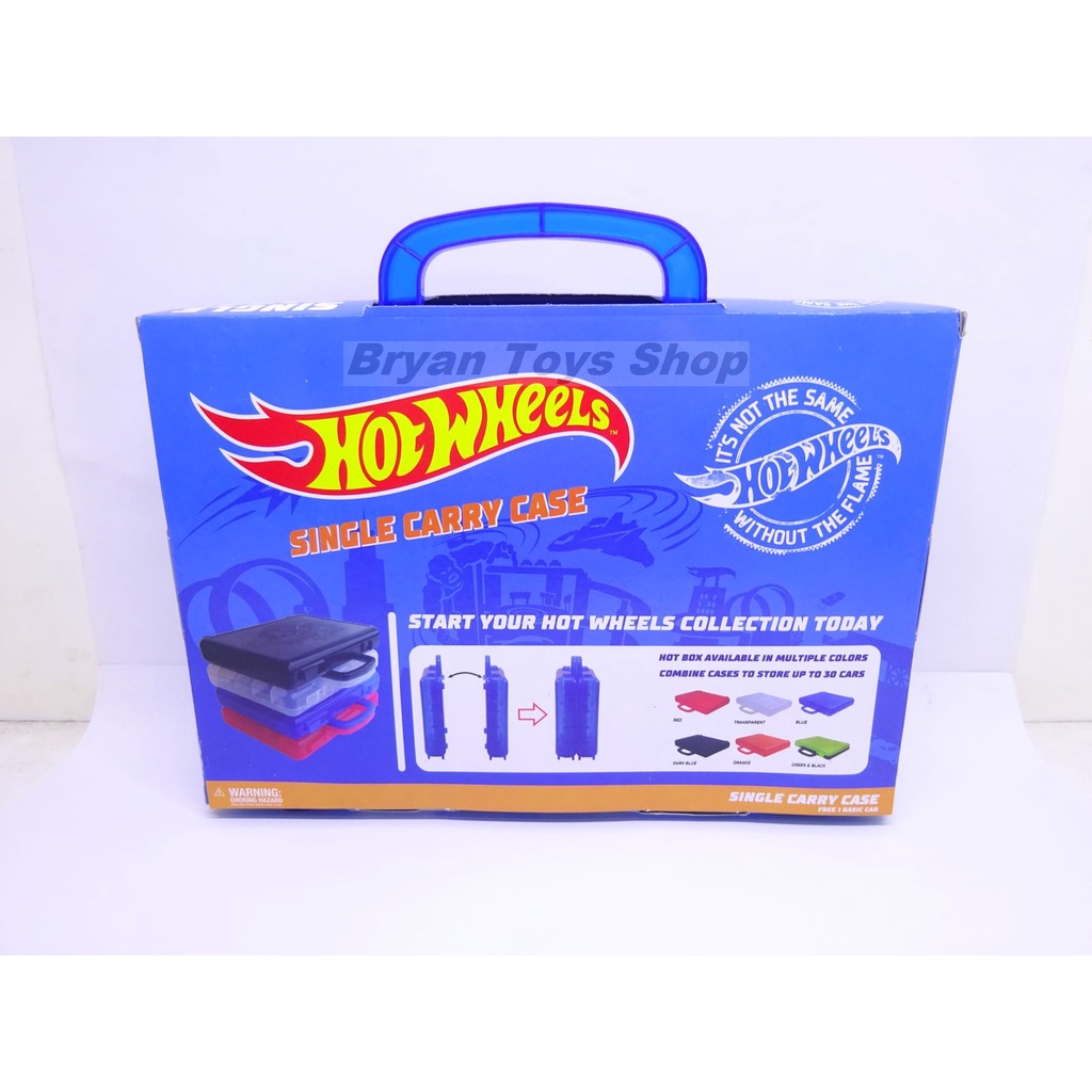 Hot Wheels Carry Case Koper Hot Wheels Original Biru Muda