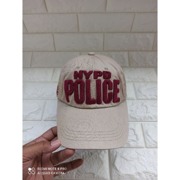 Topi second murah NYPD NYC Police Big embroidery cap 2nd.used.PL