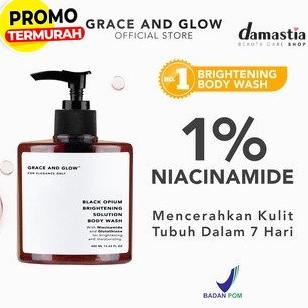 Grace and Glow Black Opium Brightening Body Wash 400 ml - Sabun Mandi