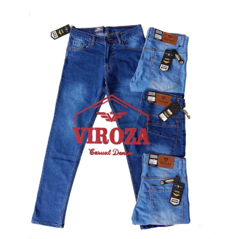 CELANA PANJANG JEANS  PRIA PENSIL,SKINNY COWOK MODERN