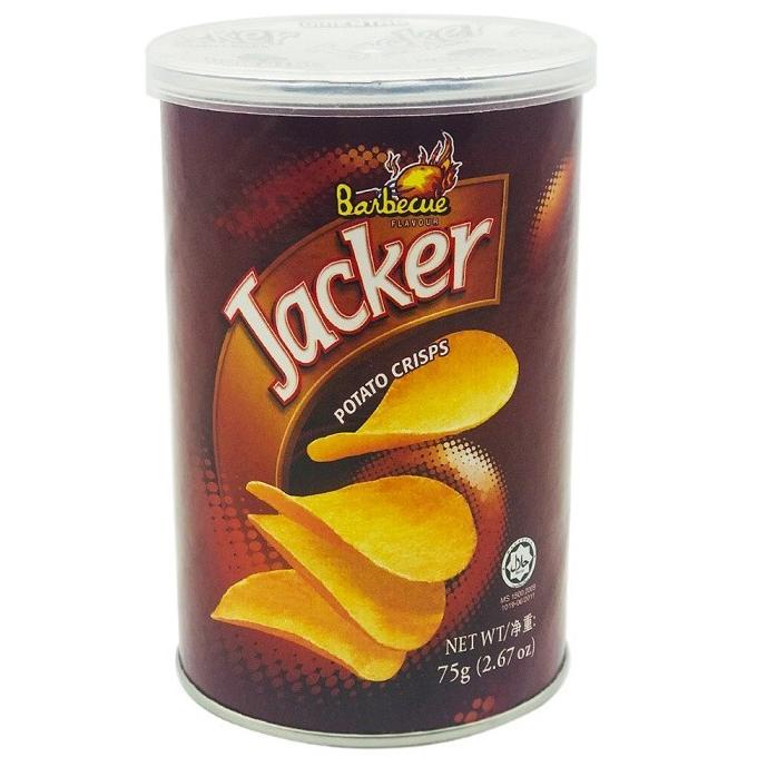 

KKV Jacker Potato Crisps Chips Keripik Kentang BBQ Barbecue 75g