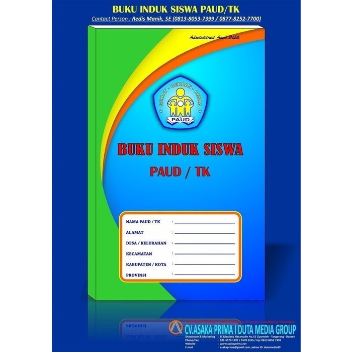 Diskon Buku Induk Paud/TK THN 2022 k13