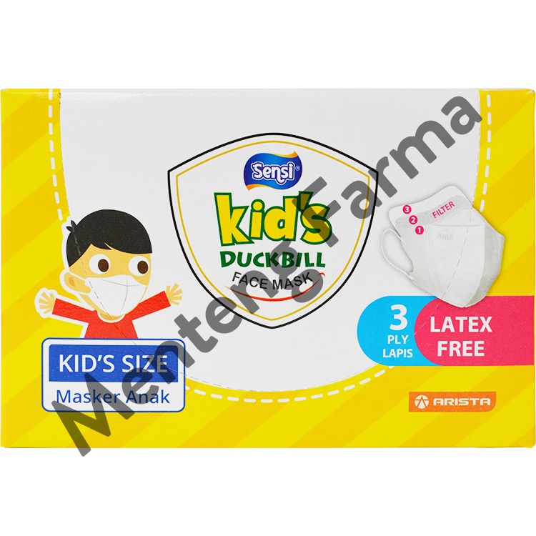 Sensi Kids Mask Duckbill Face Mask Isi 40 Masker