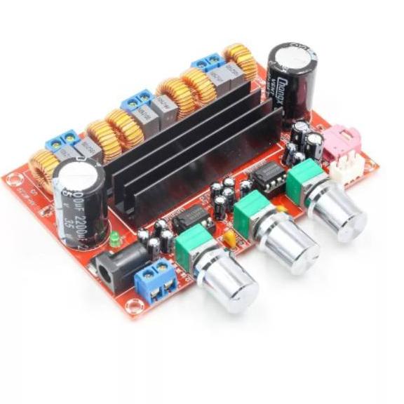 Terlaris POWER AMPLIFIER CLASS D DIGITAL AUDIO TPA3116D2 2.1 SUBWOOFER SPEAKER 12-24V 2x50W 1x100W