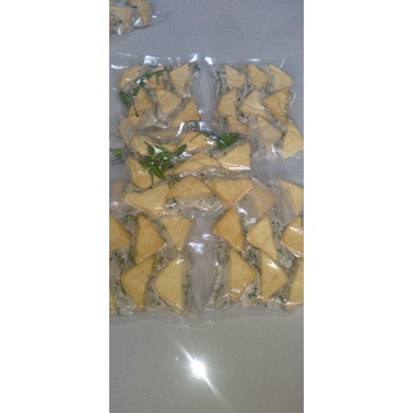 

Tahu Aci JUMBO Tegal Setengah mateng vacum / besek 25 biji