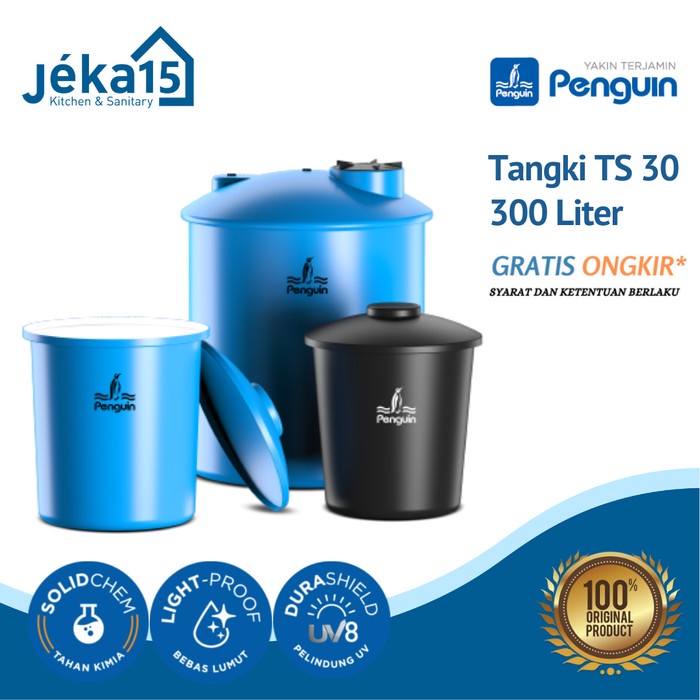 TOREN AIR PENGUIN 300 LITER ( TS 30 ) / TANGKI AIR / TANDON