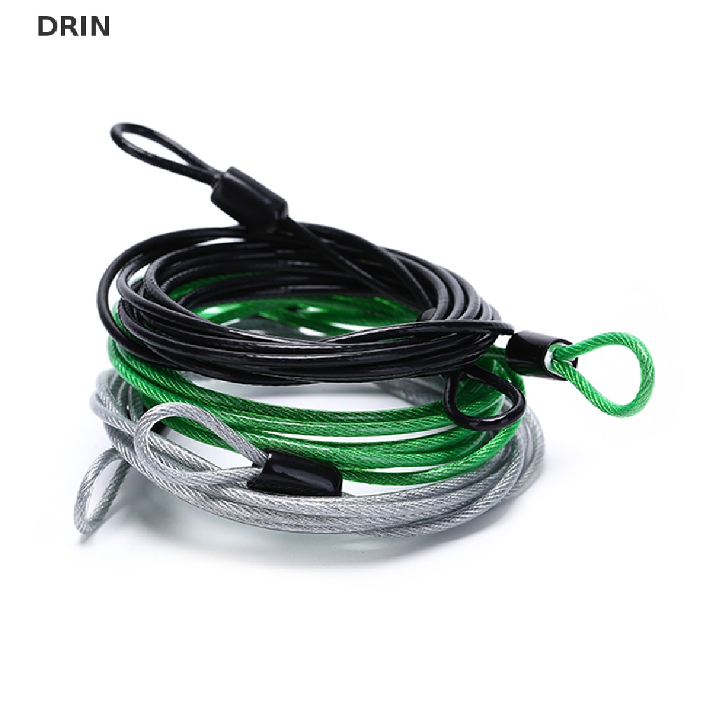 Dr 200CM x 2.5MM Kabel Kunci Sepeda / Skuter Bentuk U vn