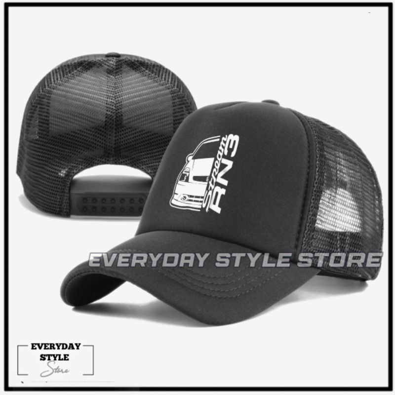 Topi Honda Stream RN 3 Trucker Jaring / Topi Mobil Honda Stream