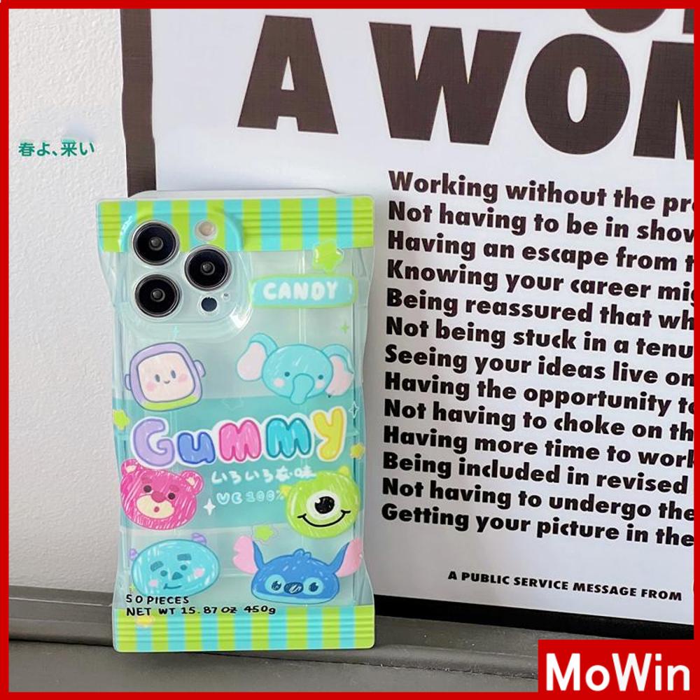 For iPhone 14 Pro Max iPhone Case Snack Bag TPU Soft Case Clear Case Airbag Shockproof Camera Cover Cartoon Cute Compatible For iPhone 13 Pro Max 12 Pro Max 11 7plus XR