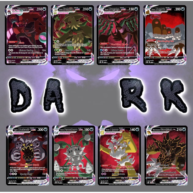 KARTU POKEMON TCG HOLOGRAM ENGLISH VERSION SPECIAL DARK POKEMON