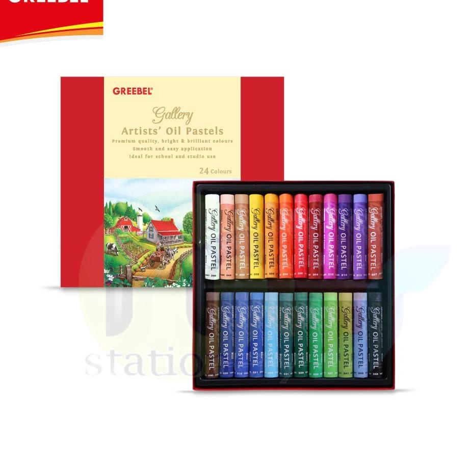 

Pasti Spesial GREEBEL Artist Oil Pastel crayon krayon 24 Warna