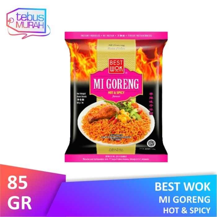 

NEW Best Wok Mi Goreng Hot & Spicy 80gr