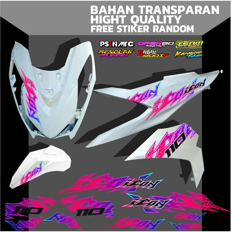 Jual Stiker Striping Transparan Beat Deluxe Varian Warna Shopee Indonesia