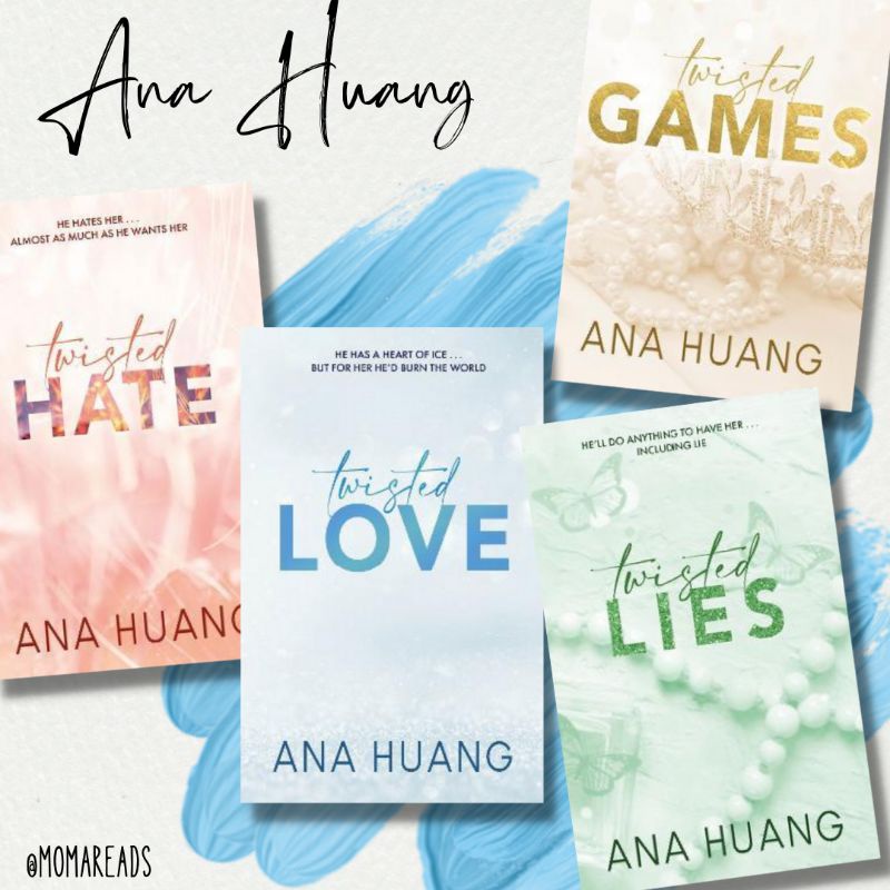 Twisted Series by Ana Huang (Twisted Love Twisted Hate Twisted Lies Twisted Games) Original Paperbac