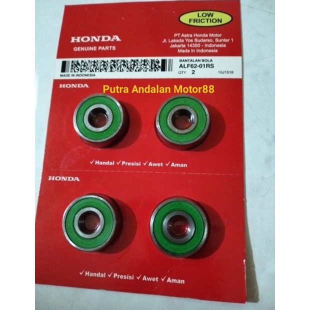 Lahar bearing Honda 6201, roda depan karisma,beat,Vario,Scoopy,Blade.