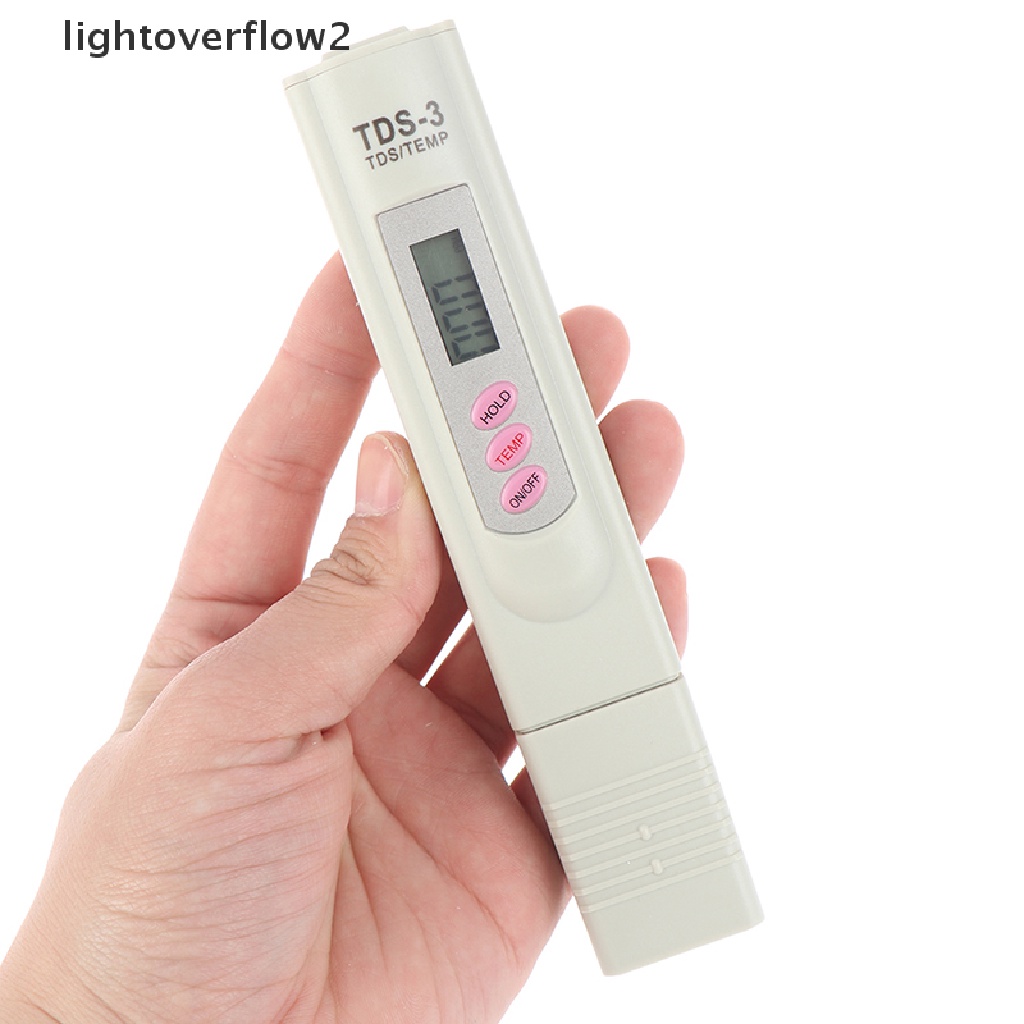 (lightoverflow2) Pena TDS Meter Digital Untuk Mengukur Kualitas Air