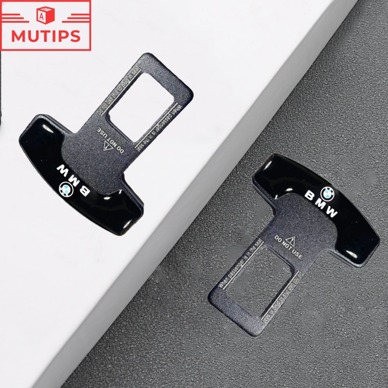 1 / 2Pcs Buckle Sabuk Pengaman Mobil Bahan Aluminum Alloy Untuk BMW F10 F30 E39 E60 X1 E84 F25 X3 E46 E30 E83 X5 F15