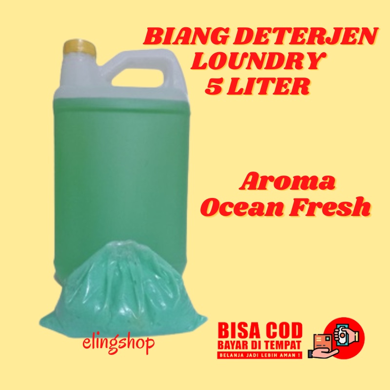 Biang Sabun Deterjen Detergen Detergent Cair Laundry Pakaian Aroma Ocean Fresh 500 gram