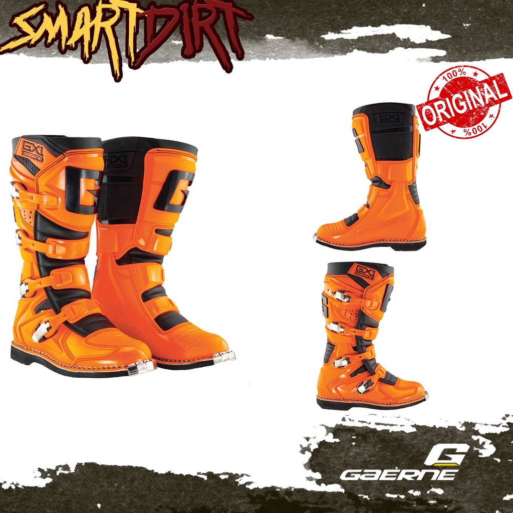 GAERNE GX1 ORANGE BLACK 2023 SEPATU OFFROAD GAERNE GX1 2023 GAERNE GX1
