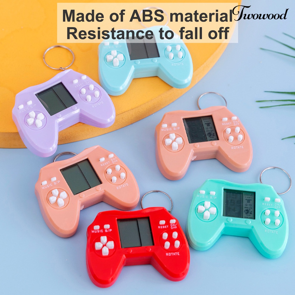 Twowood Gantungan Kunci Konsol Game Mini Portable Bahan ABS