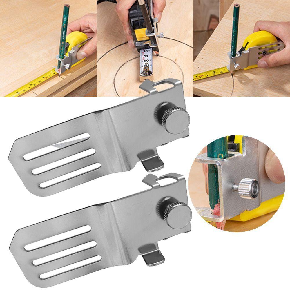 Solighter Measuring Tape Clip Holder Alat Ukur Membaca Akurat Sudut Melengkung