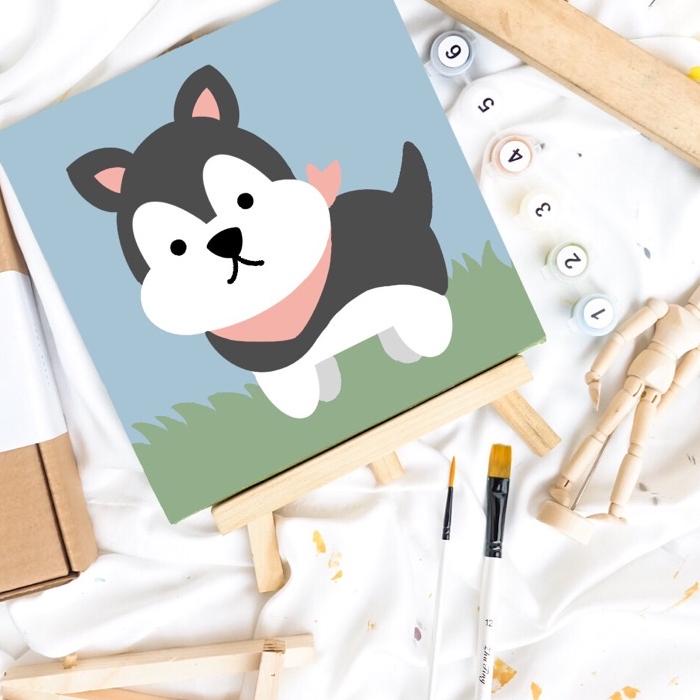 

New PAINT BY NUMBER - HUSKY 라마