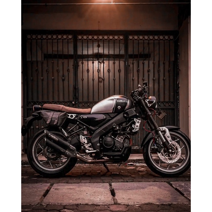 Knalpot villan type dante full system xsr155 BARANG 1005 ORIGINAL