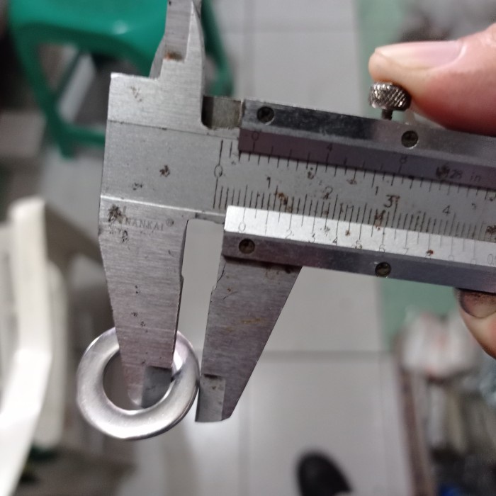 RING M12 PLAT STAINLESS / WASHER M12 BAHAN STAINLESS