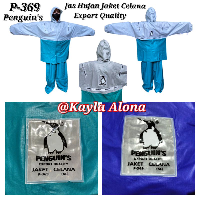 (P-369 Penguin's) JAS HUJAN JAKET CELANA