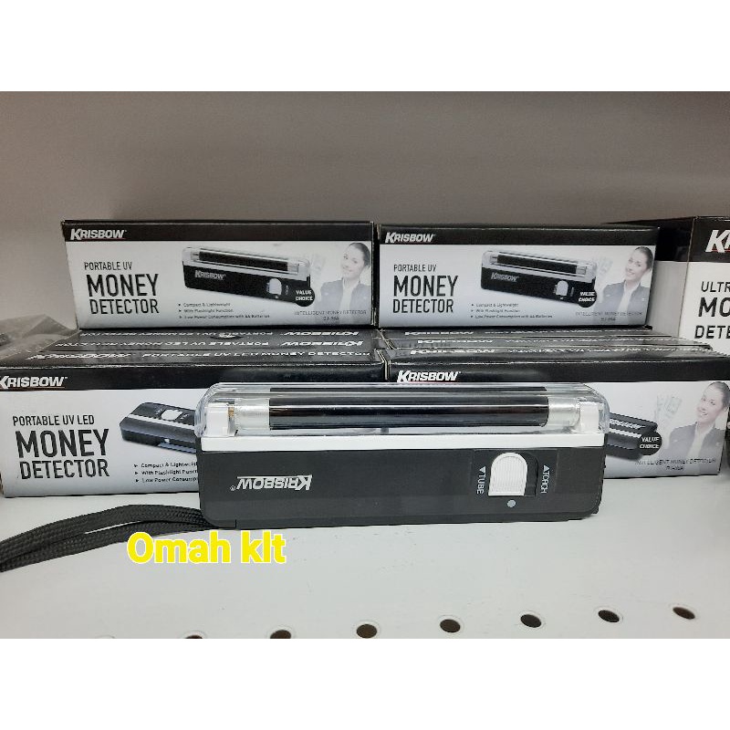 krisbow mesin alat lampu deteksi uang palsu money detector krisbow